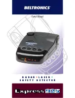 Предварительный просмотр 2 страницы Beltronics Express 925 Owner'S Manual