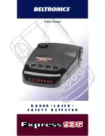 Предварительный просмотр 2 страницы Beltronics Express 935 Owner'S Manual