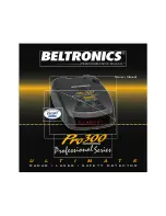Preview for 1 page of Beltronics Pro 300 Professional Series Owner'S Manual