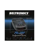 Beltronics Pro200 Professional series Owner'S Manual preview