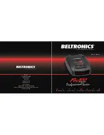 Beltronics Professional Pro 100 Owner'S Manual preview