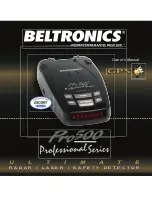 Beltronics Ultimate Pro 500 Owner'S Manual preview