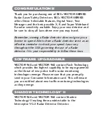 Preview for 2 page of Beltronics V940 Operating Instructions Manual
