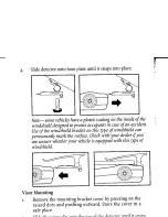 Preview for 13 page of Beltronics Vector 970 Operating Instructions Manual