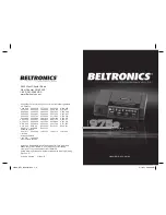 Preview for 1 page of Beltronics VECTOR 975e Owner'S Manual