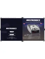 Beltronics XR70 Owner'S Manual preview