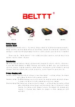 BELTTT BECL10A Operation Manual предпросмотр