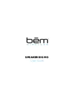 bem wireless BIG MO User Manual предпросмотр