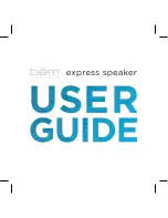 bem wireless Express Speaker User Manual preview