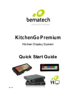Bematech KitchenGo Premium Quick Start Manual preview