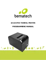 Preview for 1 page of Bematech LR1100 Programming Manual