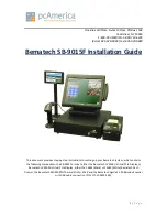 Preview for 1 page of Bematech SB9015F Installation Manual