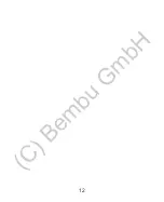 Предварительный просмотр 12 страницы bembu GPS-Watch User Manual