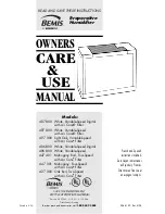 BEMIS 427 300 Owner'S Care & Use Manual preview