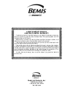 Предварительный просмотр 14 страницы BEMIS 427 300 Owner'S Care & Use Manual