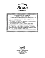 Предварительный просмотр 40 страницы BEMIS 726 000 Owner'S Care & Use Manual