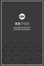 BEMIS bioBidet Bliss BB1700 Owner'S Manual preview