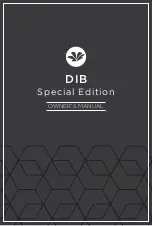 BEMIS bioBidet DIB Special Edition Owner'S Manual preview