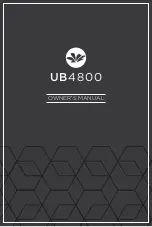 Preview for 1 page of BEMIS bioBidet UB-4800 Owner'S Manual