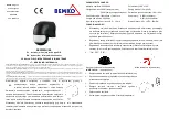 Preview for 1 page of BEMKO SES12WH Instructions Manual