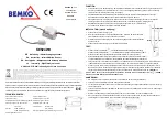 Предварительный просмотр 1 страницы BEMKO SES24WH Instructions