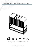 BEMMA Terra V-TR48SFM-05MB-C03S-1 Assembly Instruction Manual предпросмотр