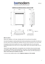 Preview for 7 page of bemodern 1584 User & Installation Instructions Manual