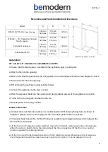 Preview for 8 page of bemodern 1584 User & Installation Instructions Manual