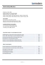 Preview for 2 page of bemodern 3062 Instructions For Operation Manual