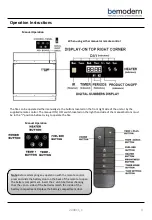 Preview for 4 page of bemodern 3062 Instructions For Operation Manual