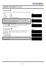 Preview for 6 page of bemodern 3062 Instructions For Operation Manual