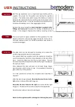 Предварительный просмотр 6 страницы bemodern 600CF User Instructions