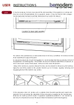 Предварительный просмотр 8 страницы bemodern 600CF User Instructions