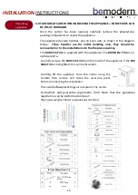 Предварительный просмотр 14 страницы bemodern 600CF User Instructions