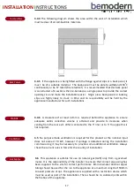 Предварительный просмотр 17 страницы bemodern 600CF User Instructions