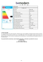 Предварительный просмотр 51 страницы bemodern 600CF User Instructions