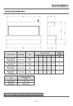 Preview for 3 page of bemodern 750 3SL FIRE Instructions For Installation Manual