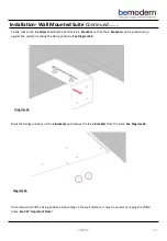 Preview for 13 page of bemodern 750 3SL FIRE Instructions For Installation Manual