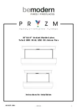 bemodern Arteon Pryzm 10003SL Instructions For Installation Manual preview