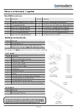 Preview for 5 page of bemodern Arteon Pryzm 10003SL Instructions For Installation Manual