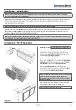 Preview for 6 page of bemodern Arteon Pryzm 10003SL Instructions For Installation Manual