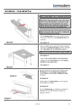 Preview for 13 page of bemodern Arteon Pryzm 10003SL Instructions For Installation Manual