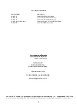 Preview for 24 page of bemodern BM-06 2 SLIDE Series User Instructions