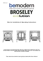 bemodern BROSELEY EVOLUTION Canterbury Remote Installation & Operating Instructions Manual preview