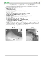 Preview for 3 page of Benassi AF200SL Operation And Maintenance Manual