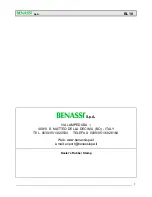 Preview for 7 page of Benassi BL 10 Use And Maintenance Handbook