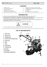 Preview for 2 page of Benassi BL 105 Use And Maintenance