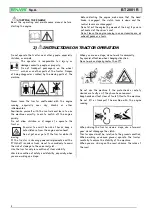 Preview for 4 page of Benassi BT 2001 R Operating And Maintenance