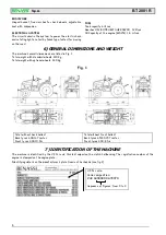 Preview for 6 page of Benassi BT 2001 R Operating And Maintenance