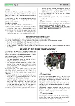 Preview for 15 page of Benassi BT 2001 R Operating And Maintenance